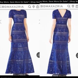 BCBG gown size 0 like new